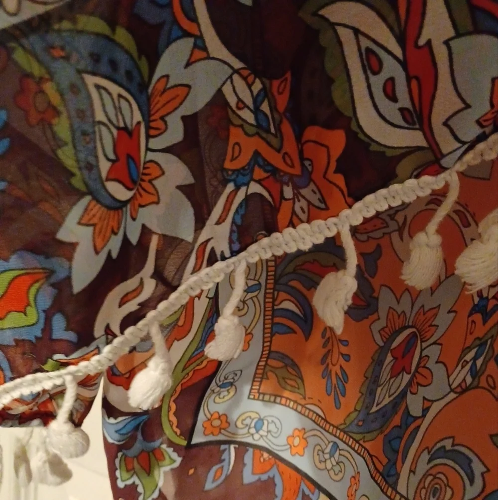 💰Bohemian Paisley Floral Kimono - Picture 6 of 8